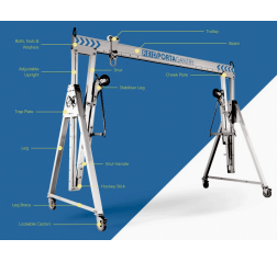 5000kg Aluminium Porta Gantry