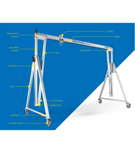 500kg Aluminium Lifting Gantry