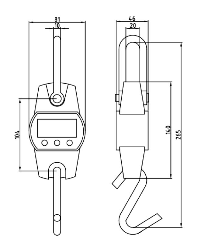 OCS-L Crane Scale | Mini Crane Scale | Lifting Gear Direct